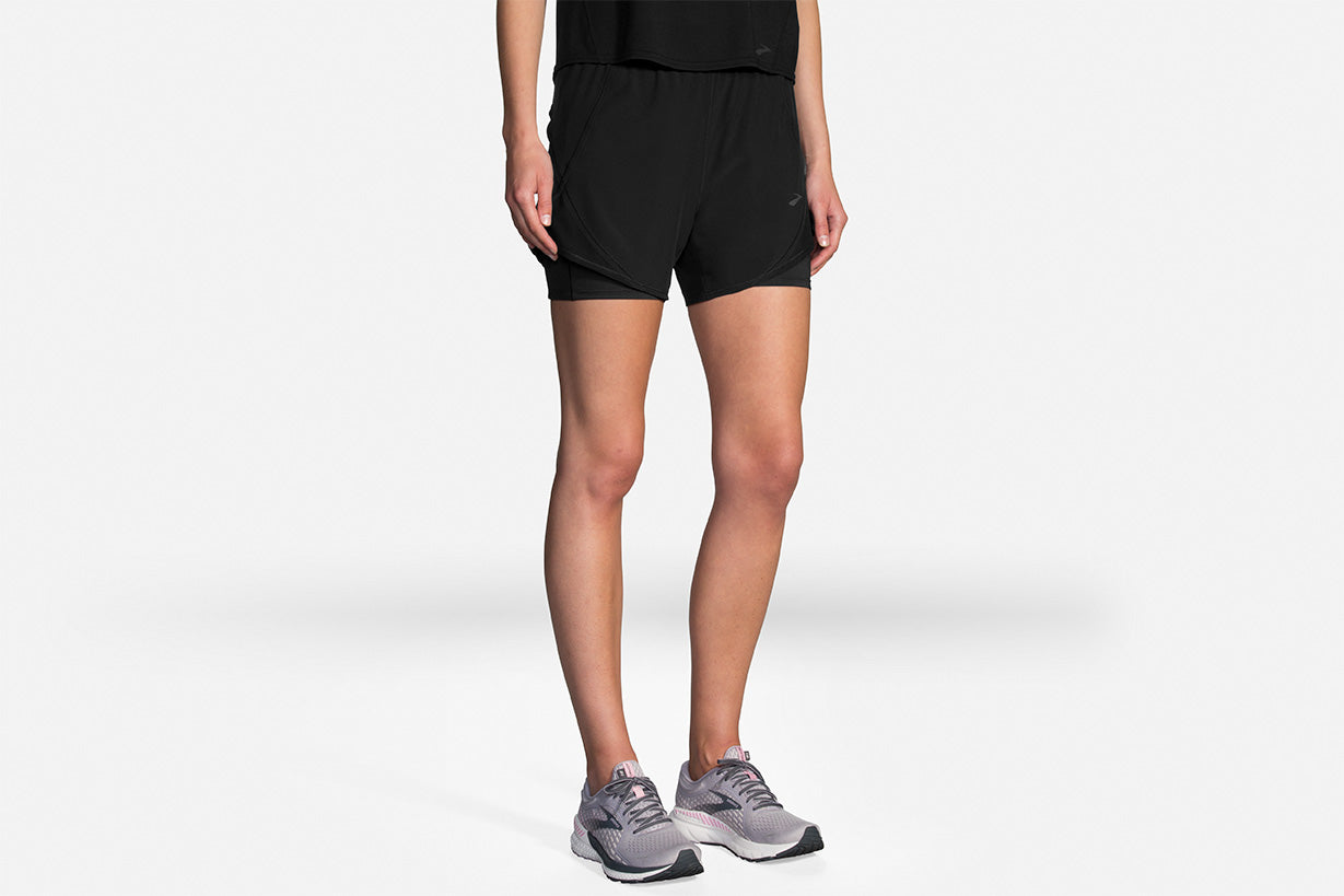 Brooks Chaser 5" 2-IN-1 Short 2.0 Women's - Black