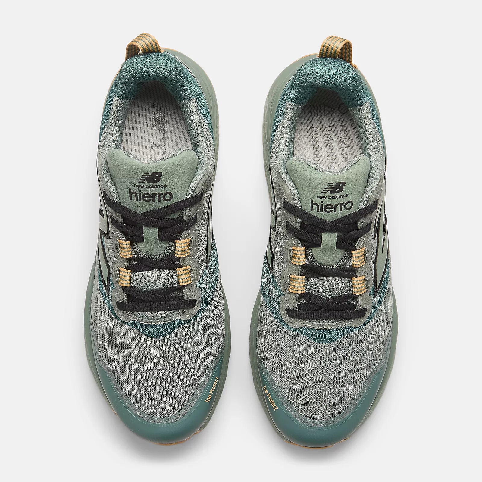 New Balance Fresh Foam X Hierro V9 Wide Men's -Dark Juniper/Black/Dried Apricot