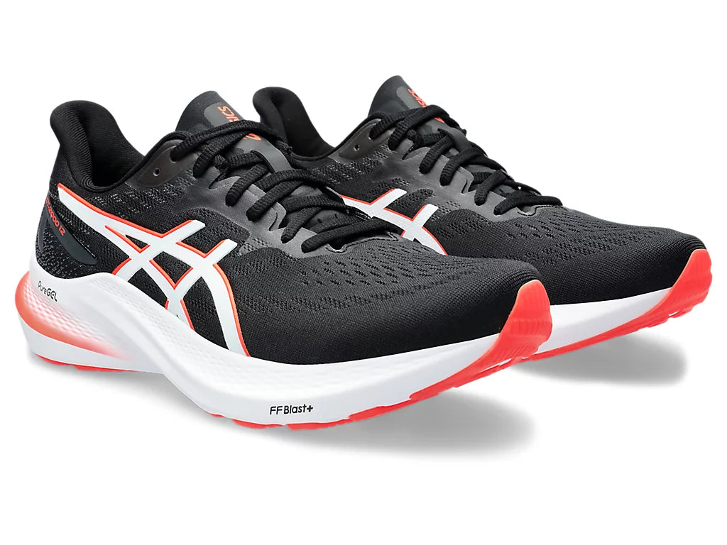 Asics GT-2000 12 Men's - Black/Sunrise Red