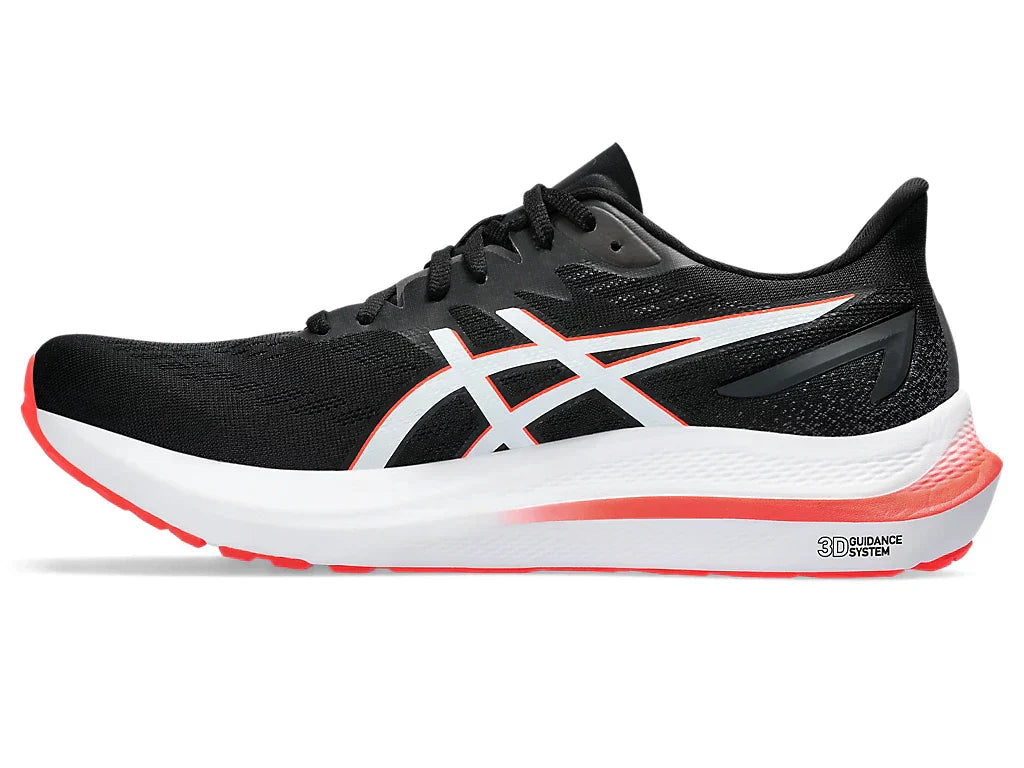 Asics GT-2000 12 Men's - Black/Sunrise Red