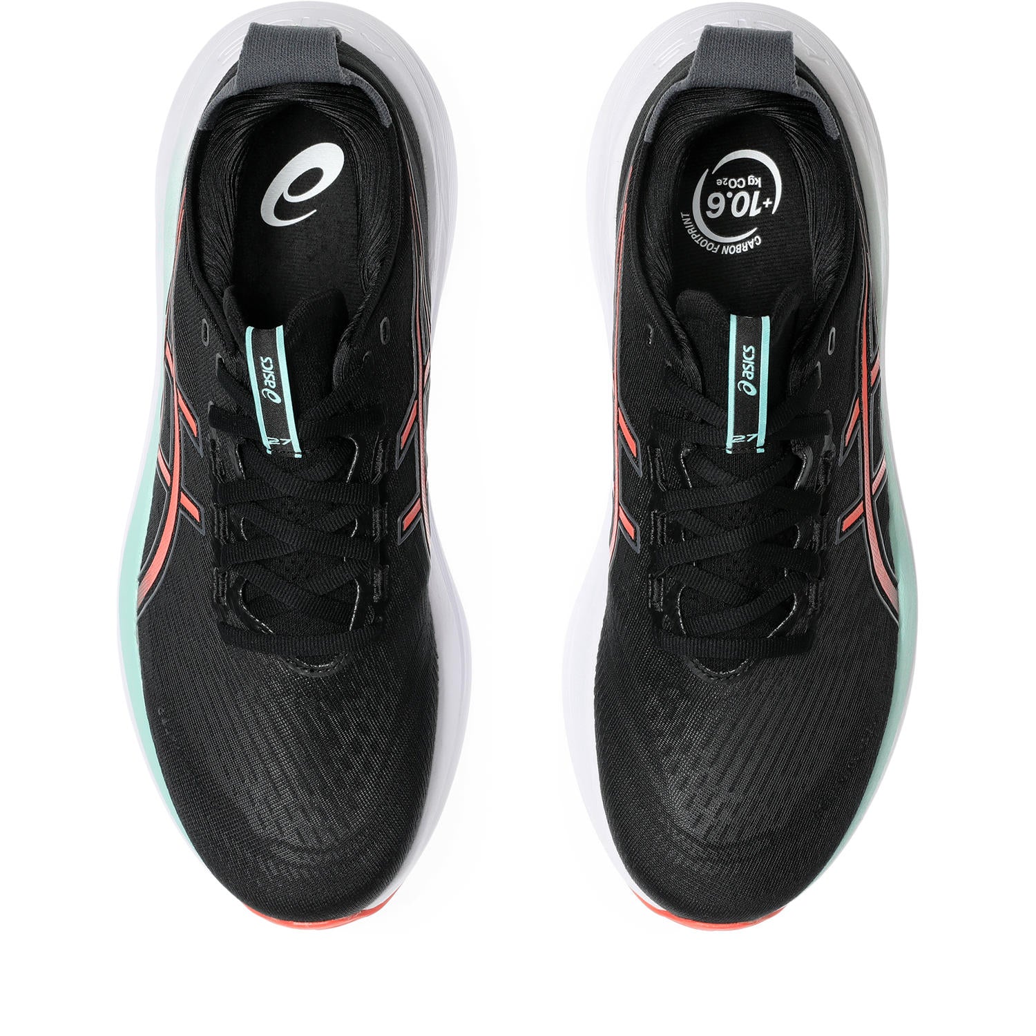 Asics Gel-Nimbus 27 Men's - Black/Coral Reef