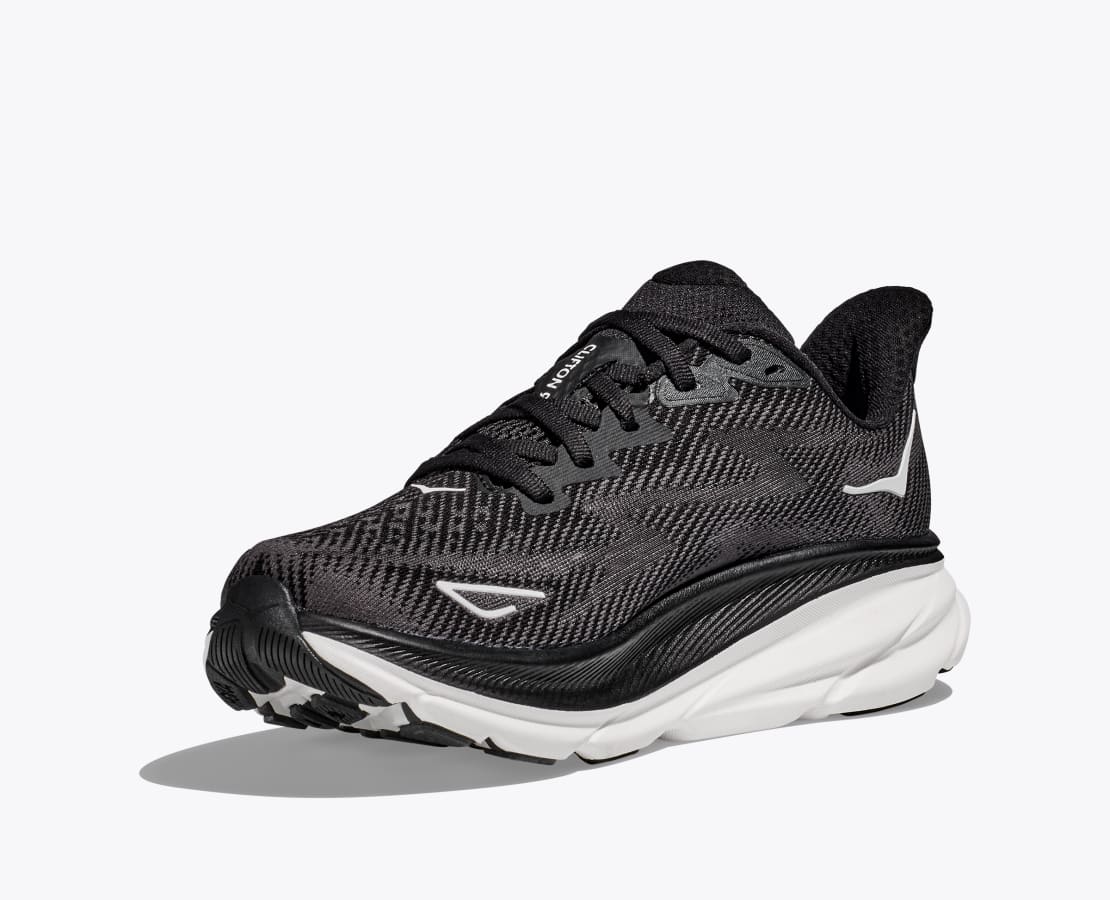 Hoka Clifton 9 Wide Men's - Black/White