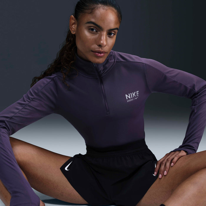 Nike Dri-FIT Pacer 1/4-Zip Sweatshirt  Women's - Dark Raisin