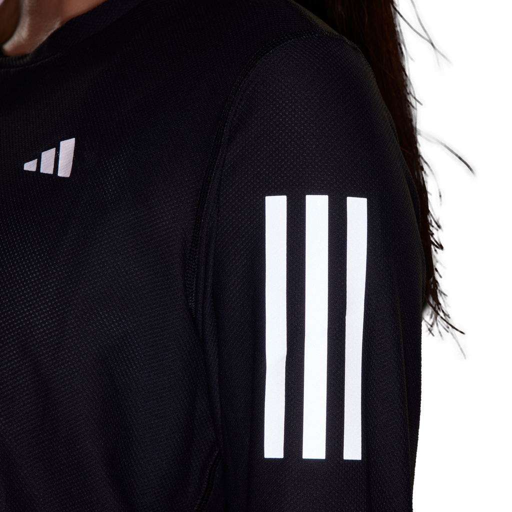 ADIDAS OWN THE RUN LONG SLEEVE TEE WOMEN'S - BLACK