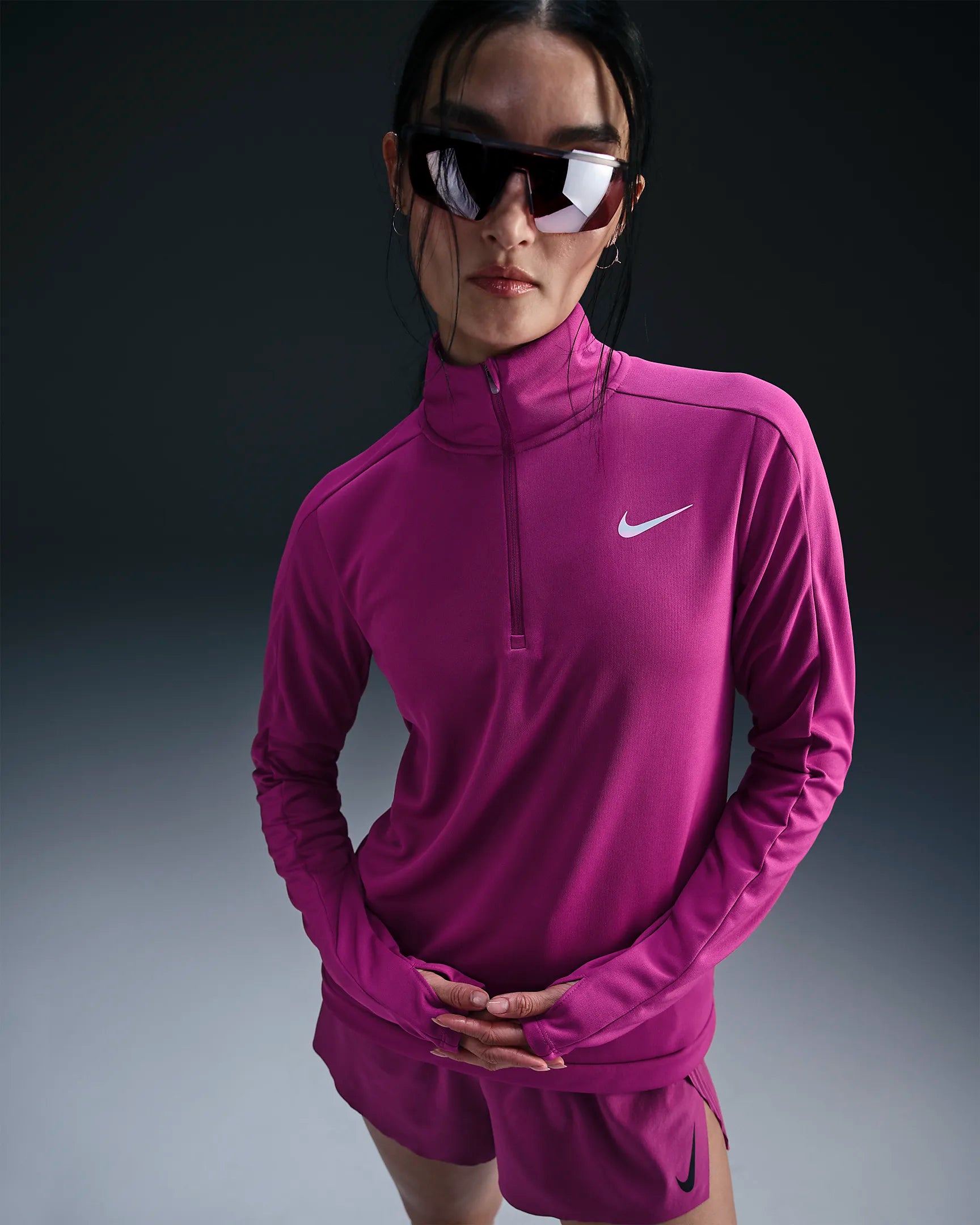 Nike Dri-FIT HZ Pacer Women's - hot fuchsia/reflective silver