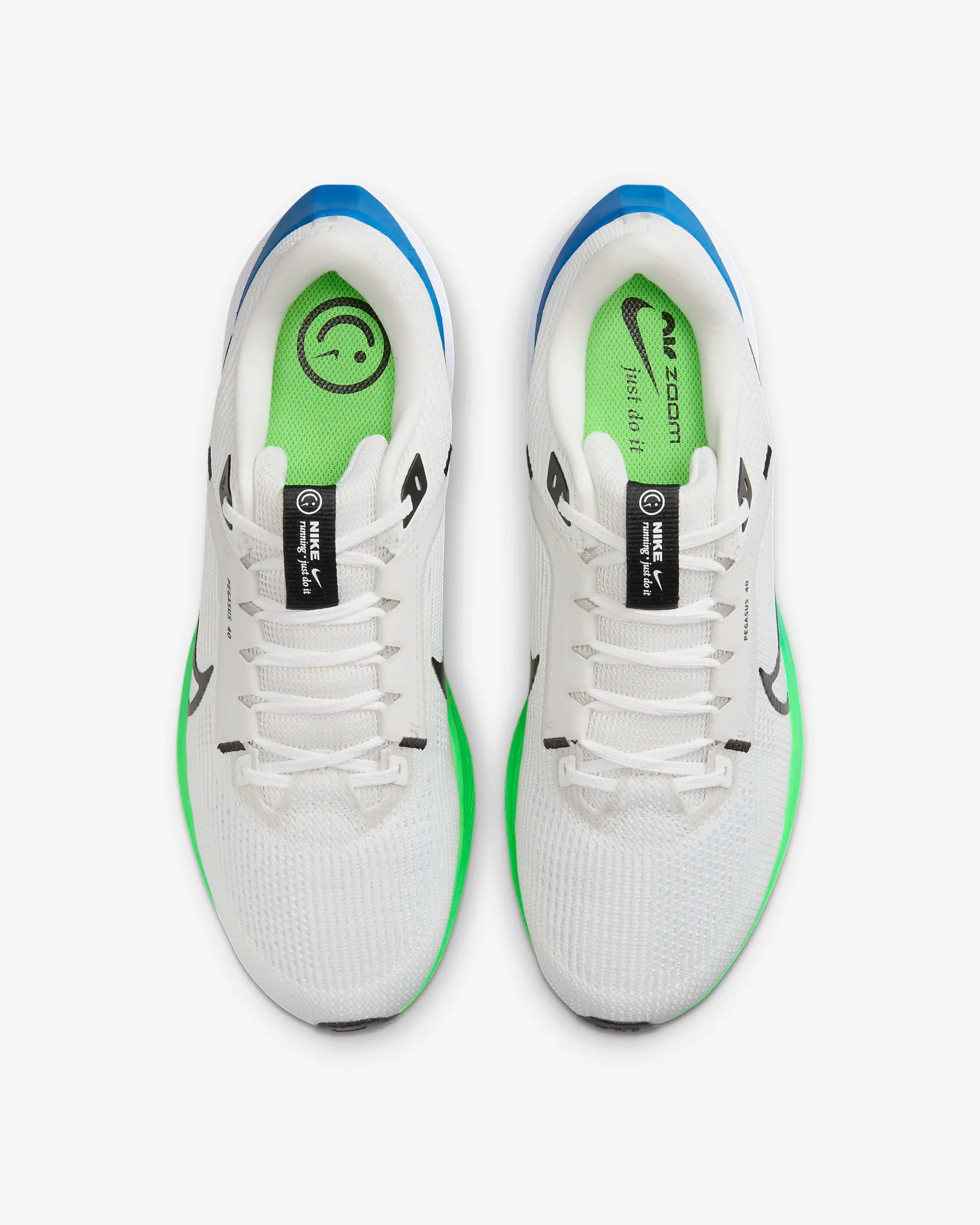 Nike Air Zoom Pegasus 40 Platinum Men's - Tint/Black-white-green